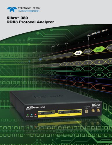 Kibra 380  DDR3 Protocol Analyzer