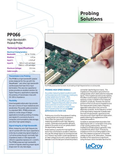 PP066 High Bandwidth Passive Probe