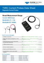 T3RC Current Probes Data Sheet - Rogowski Current Probes
