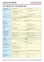 AE-766, AE-767 Analyseur de spectres - 2