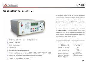 GV-198 Generateur de video - 1