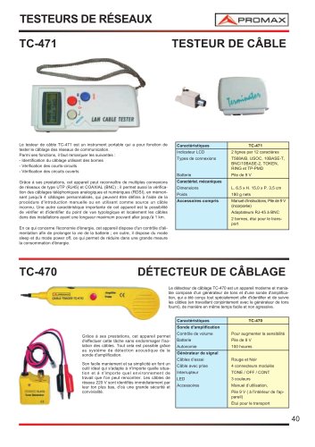 TC-471 Traceur de câblage