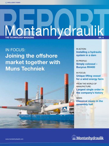 Customer magazine "Montanhydraulik Report" 2011