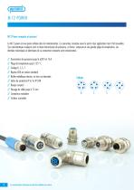 Connecteurs cylindriques Catalogue Principal - 8