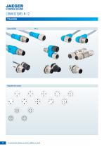 Connecteurs Cylindriques M8 / M12 Catalogue Principal - 12