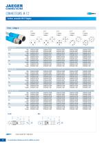 Connecteurs Cylindriques M8 / M12 Catalogue Principal - 14