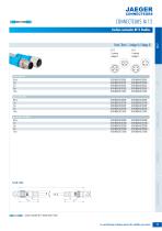 Connecteurs Cylindriques M8 / M12 Catalogue Principal - 19