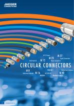 Connecteurs Cylindriques M8 / M12 Catalogue Principal - 4