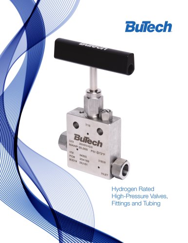 Butech Hydrogen Valves, Fittings, and Tubing