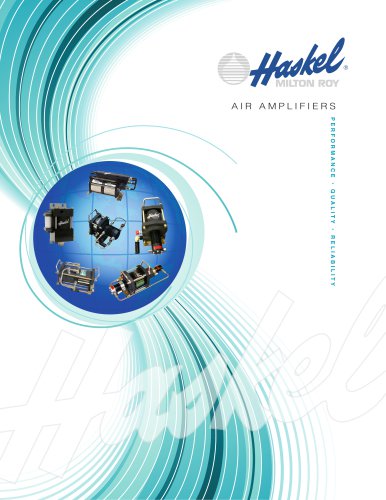 Haskel Air Amplifier Literature