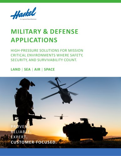 Military and Defense Applications