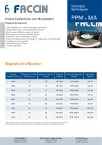 Faccin Presses Hydrauliques PPM+MA avec Manipulateur - 2