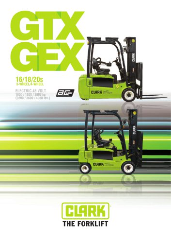 Elektric Forklifts GEX 16/18/20s