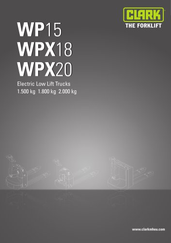 Specification sheet WP15-WPX18/20