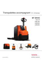 BT Levio - Transpalettes accompagnant 1.8 - 2.5 tonnes - 1