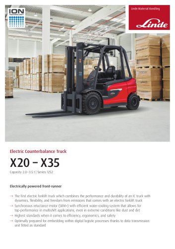 Electric Counterbalance Truck X20 – X35