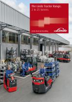 The Linde Tractor Range. 2 to 25 tonnes