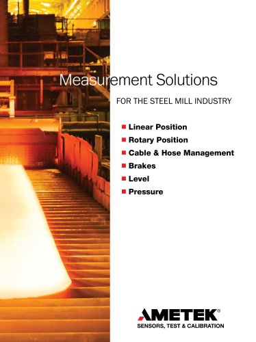 Measurement Solutions for the Steel Mill Industry