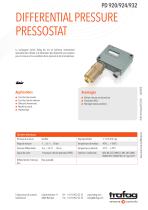 DIFFERENTIAL PRESSURE PRESSOSTAT PD 920/924/932 - 1