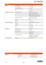 Fiche technique L/LF 736/754 - 4