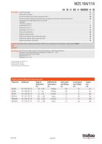 Fiche technique M2S 104/114 - 3