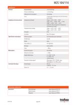 Fiche technique M2S 104/114 - 4