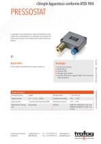 Fiche technique «Simple Apparatus» conformity to ATEX 904 - 1