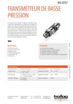 TRANSMETTEUR DE BASSE PRESSION NSL 8257 - 1