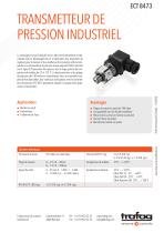 TRANSMETTEUR DE PRESSION INDUSTRIEL ECT 8473 - 1