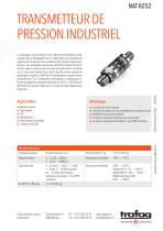 Transmetteur de pression industriel NAT 8252