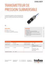 TRANSMETTEUR DE PRESSION SUBMERSIBLE EXNAL 8859 - 1