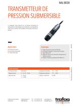 TRANSMETTEUR DE PRESSION SUBMERSIBLE NAL 8838 - 1