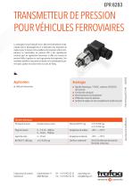 TRANSMETTEUR DE PRESSION POUR VÉHICULES EPR 8283 FERROVIAIRES - 1