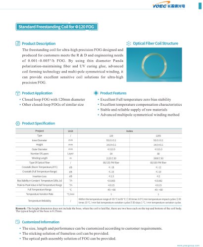 fiber optic coil