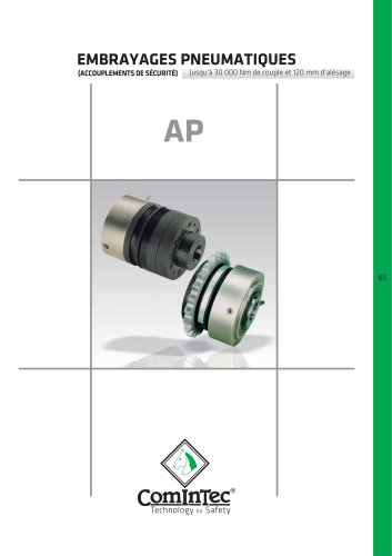 Embrayage pneumatique à friction ``DSF/TF/AP``