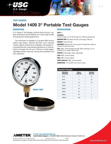 Model 1409 3