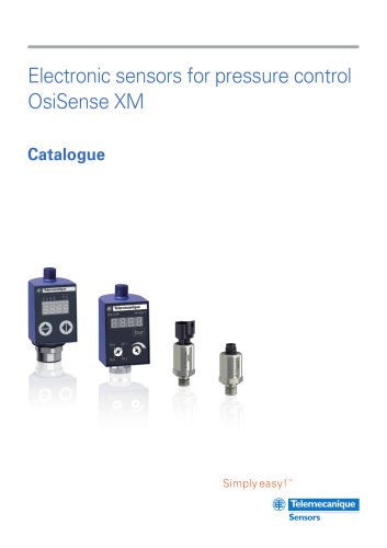 Electronic sensors for pressure control OsiSense XM