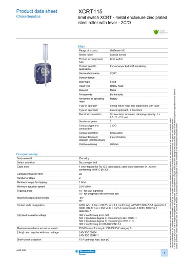 limit switch XCRT