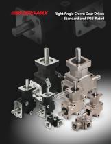 Right Angle Crown Gear Drives Standard and IP65-Rated