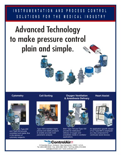 Advanced Technology to make pressure control plain and simple