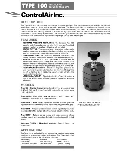 Precision Air Pressure Regulator