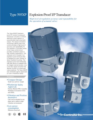 T595XP Explosion-Proof I/P Transducer