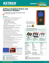 PQ3470: 3-Phase Graphical Power & Harmonics Analyzer/Datalogger