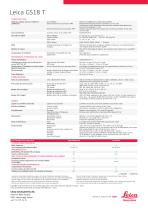 Leica GS18 T GNSS RTK Rover - Data Sheet - 2