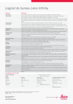 Leica Infinity Data Sheet - 2