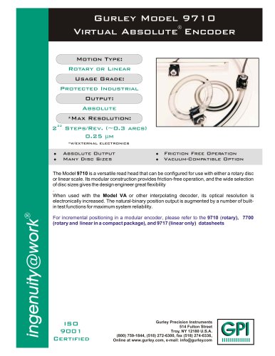 9710 Virtual Absolute Modular Encoder