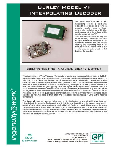 VF Virtual Absolute Interpolating Decoder