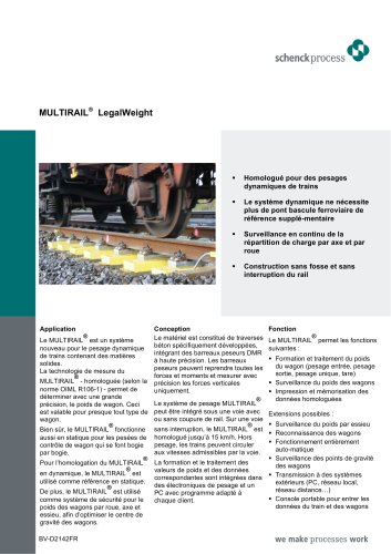 MULTIRAIL® LegalWeight