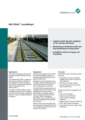 MULTIRAIL® LiquidWeight