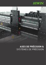 Catalogue Axes de précision & systèmes de précision